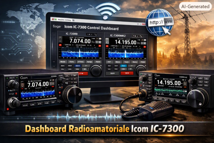 ICOM IC7300 WEB CONTROL IA5KRO